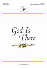 God Is There Unison choral sheet music cover